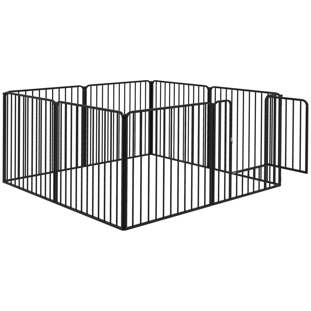 Heavy Duty 8-Panel Dog Pen 80cm Height for Small & Medium Dogs
